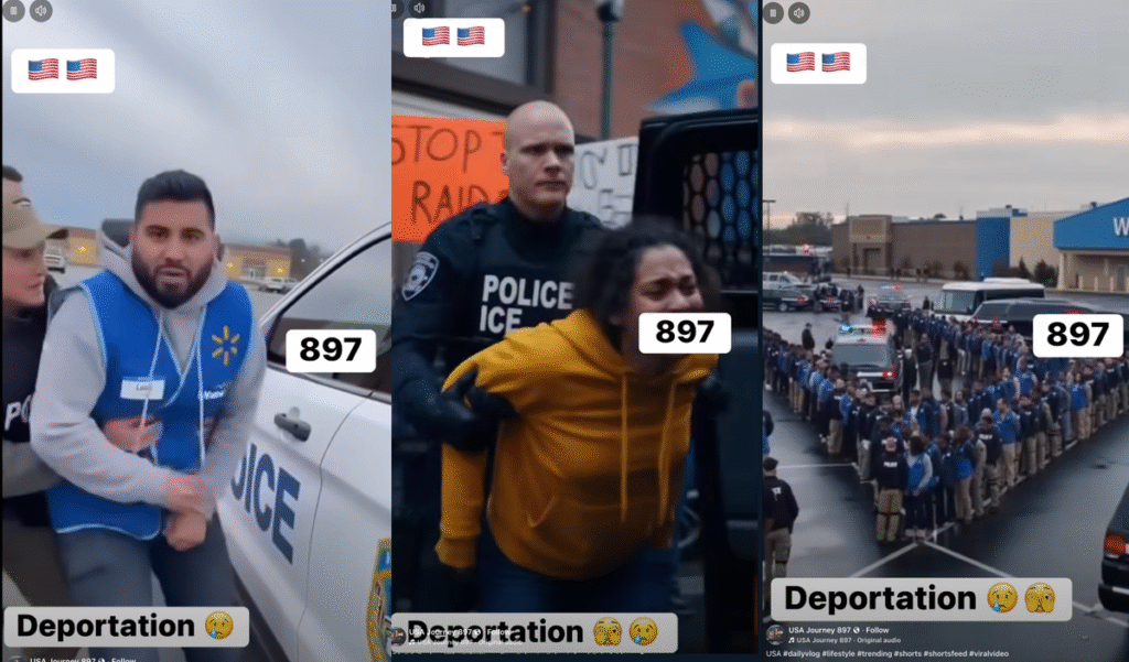 AI-Generated Videos of ICE Raids Are Wildly Viral on Facebook
