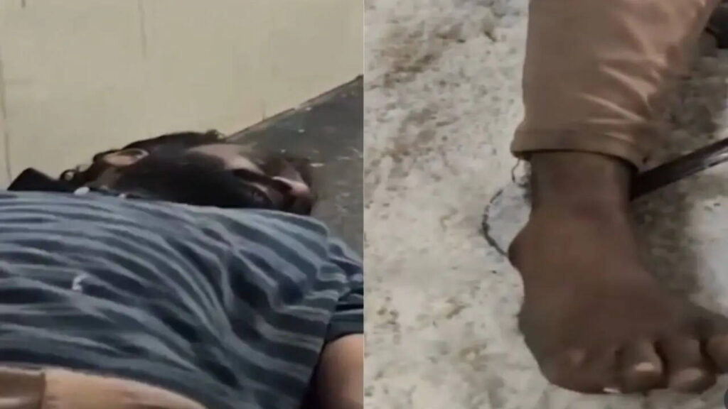 'Drunk' Watchman Found Resting His Foot In Cooked Rice Pot At Telangana College; Shocking Viral Video | Viral