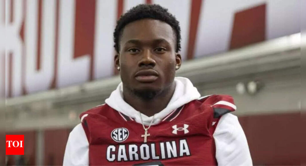 Nyck Harbor caught off guard as officer pushes between him and Oscar Adaway III following viral touchdown moment | NFL News