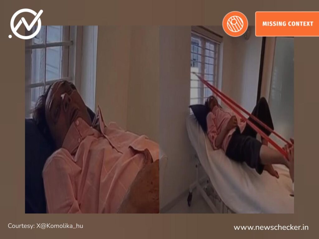 Old Video Of Dharmendra Undergoing Physiotherapy Viral As Recent