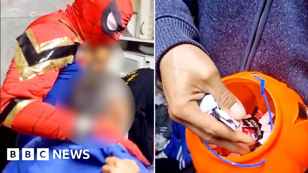 Police find suspected cocaine in trick-or-treat bucket