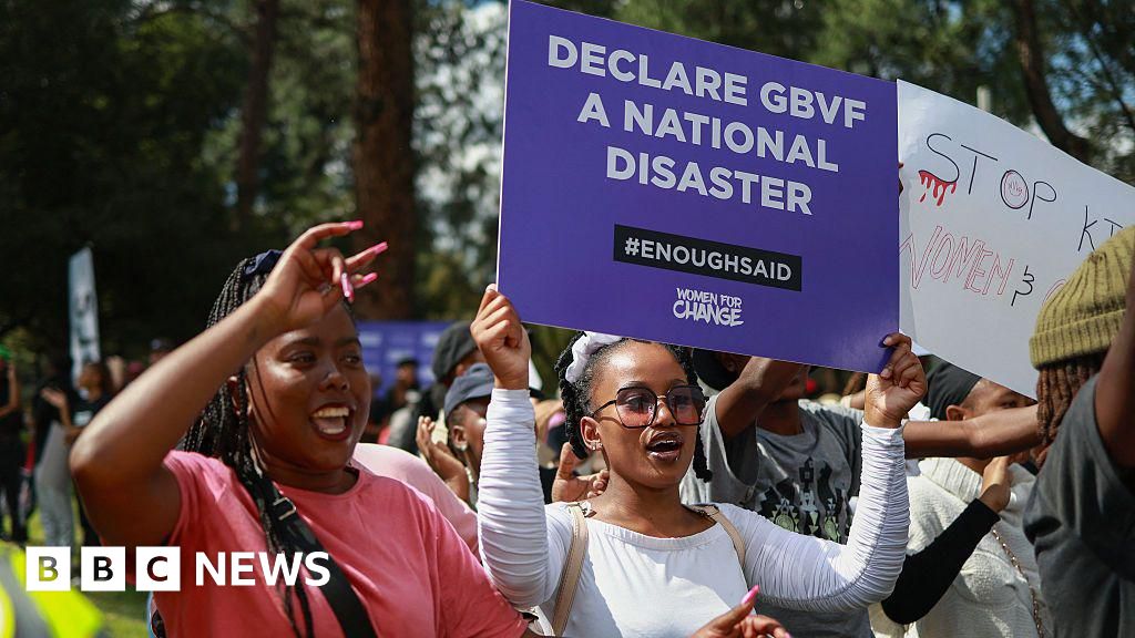 South African women call purple protest at G20 over gender violence