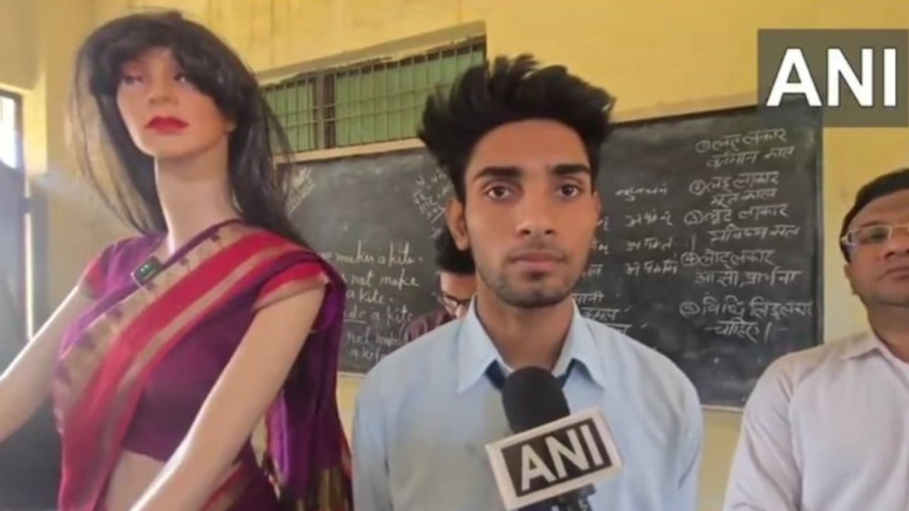 UP Class 12 student’s AI ‘robot teacher’ Sophie goes viral, sparks debate