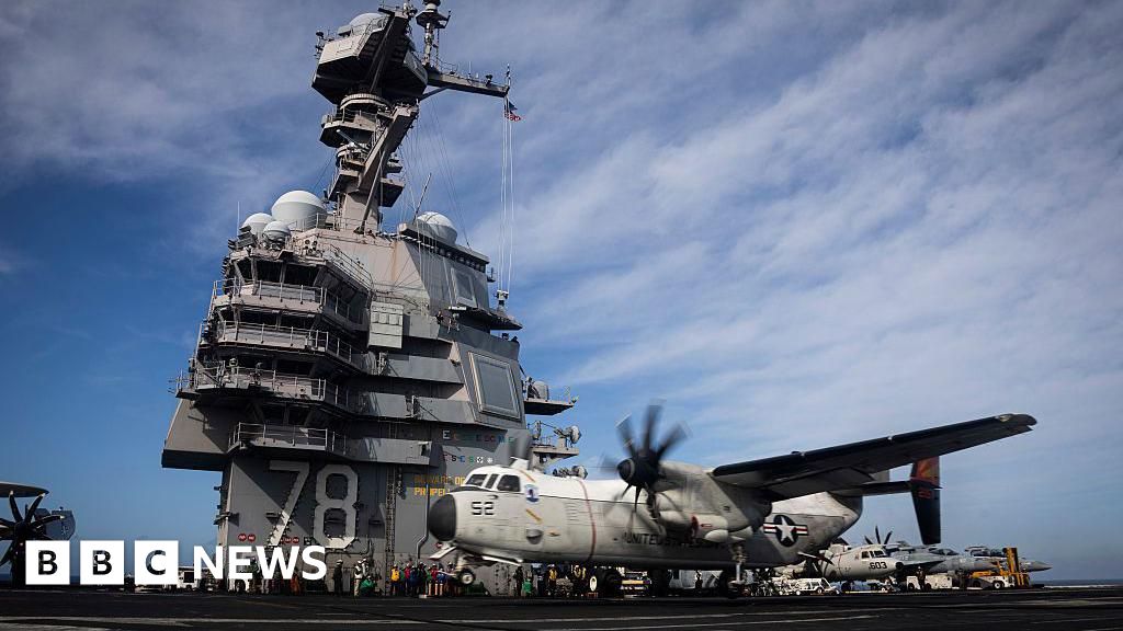 US aircraft carrier group arrives near Latin America