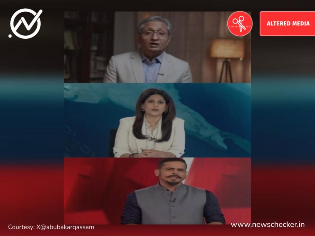 Viral Videos Of Indian Journalists Reporting That Bihar NDA Leaders Funded Pakistan’s PTI Are Doctored