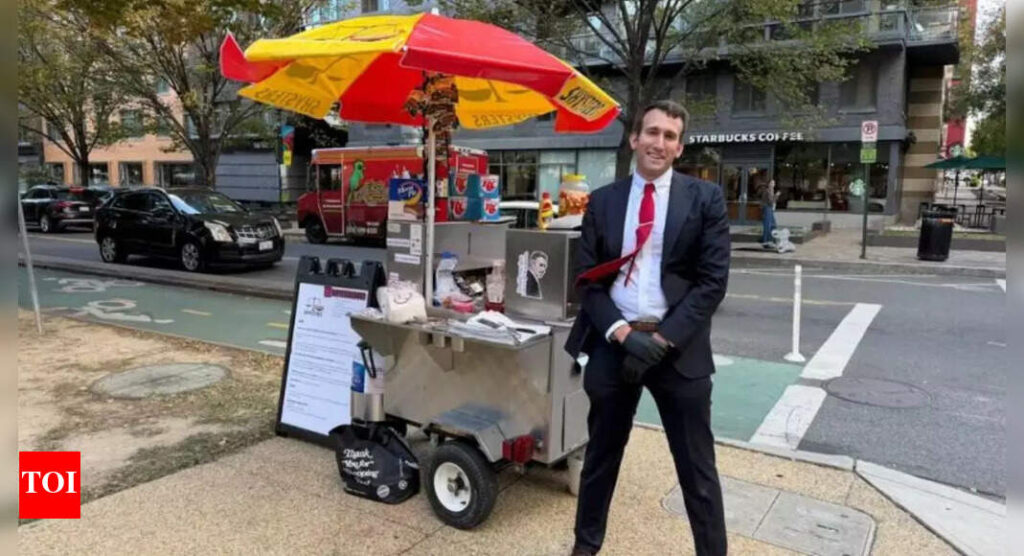 Viral on Instagram: US lawyer sells hot dogs in office suit amid government shutdown | World News