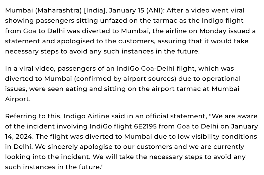 Amid The IndiGo Crisis, The Viral Video Of Passengers Sitting On The Floor And Eating At The Airport Is Old.