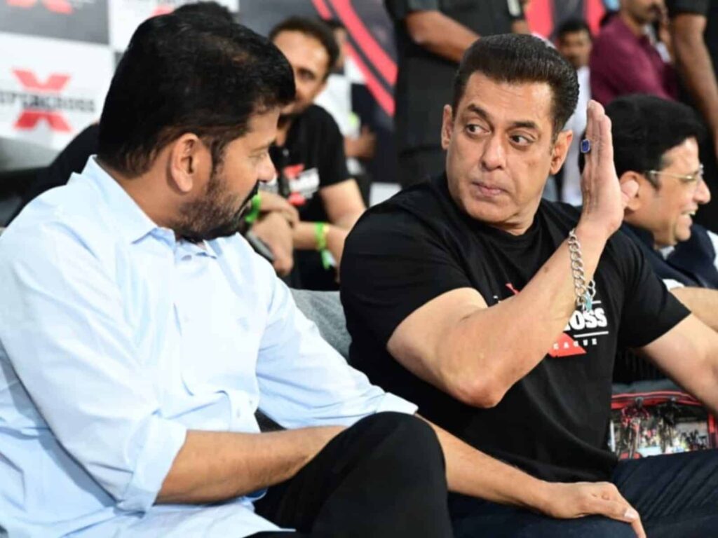 CM Revanth Reddy With Salman Khan