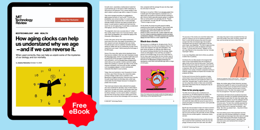 Exclusive eBook: Aging Clocks & Understanding Why We Age