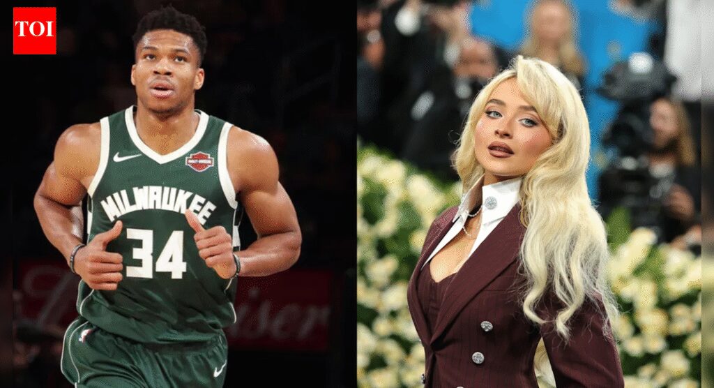Giannis Antetokounmpo sends hilarious reaction to viral TikTok video swapping him into Sabrina Carpenter's SNL moment | NBA News