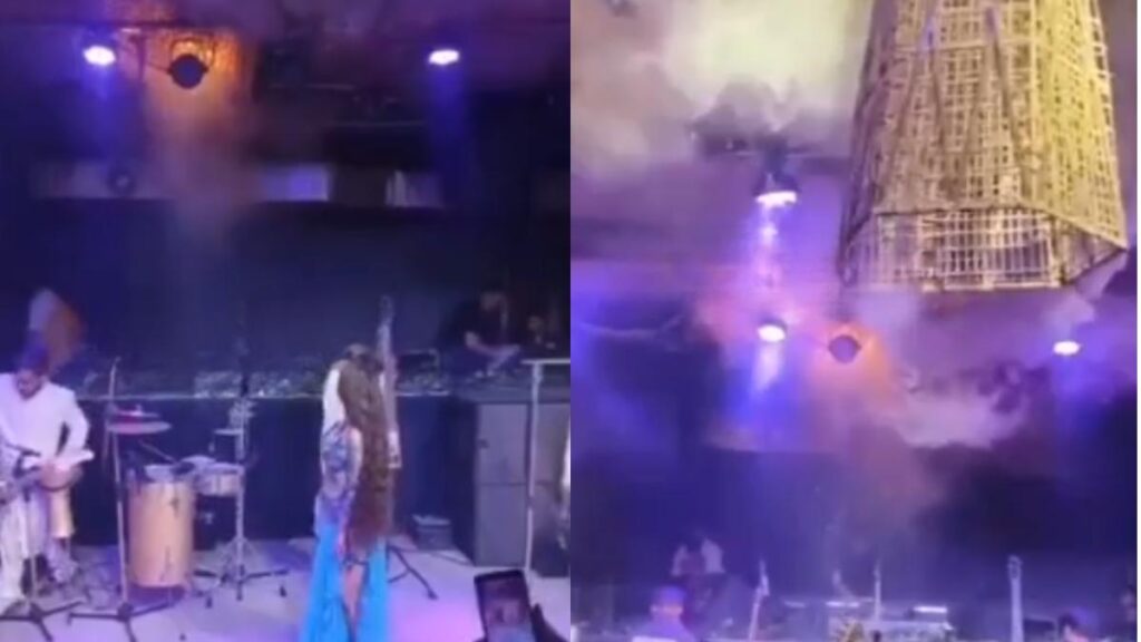 Goa nightclub fire likely started from lights, video footage shows panic during performance