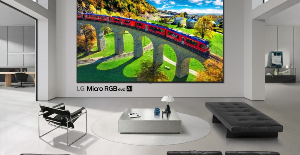 LG announces the 2026 release of its Micro RGB evo TV