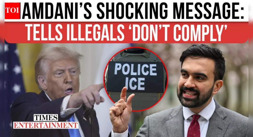 Mamdani ‘EGGS’ Illegal Immigrants to Defy ICE? Viral Video Leaves New Yorkers Furious | WATCH - Times of India
