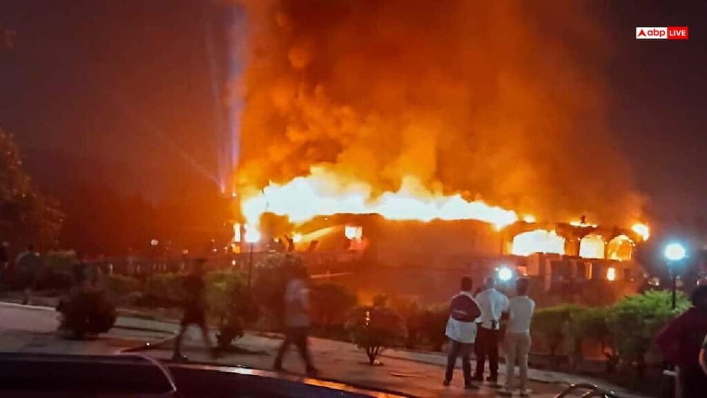 Moments Before Tragedy: Viral Video Shows Roof Catching Fire At Goa Club