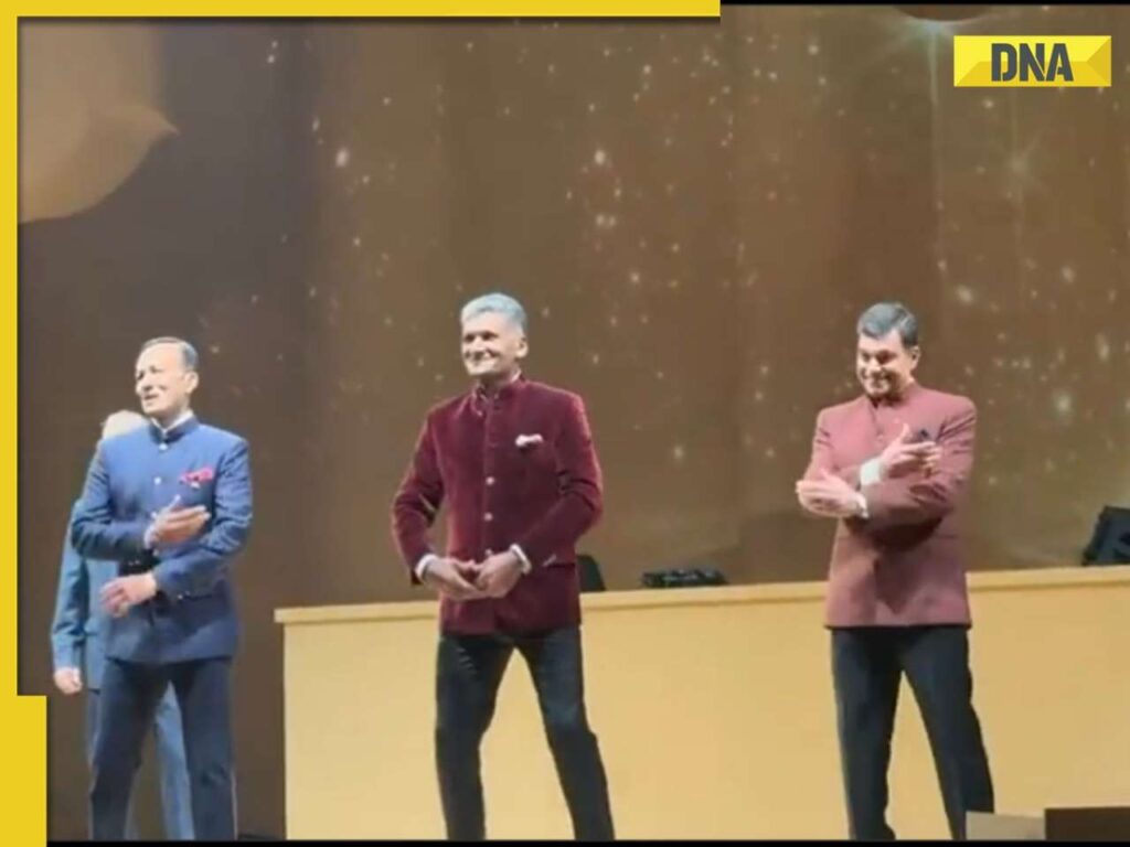 Naveen Jindal and brothers light up family wedding with ‘Na Na Na Na Re’ dance, watch