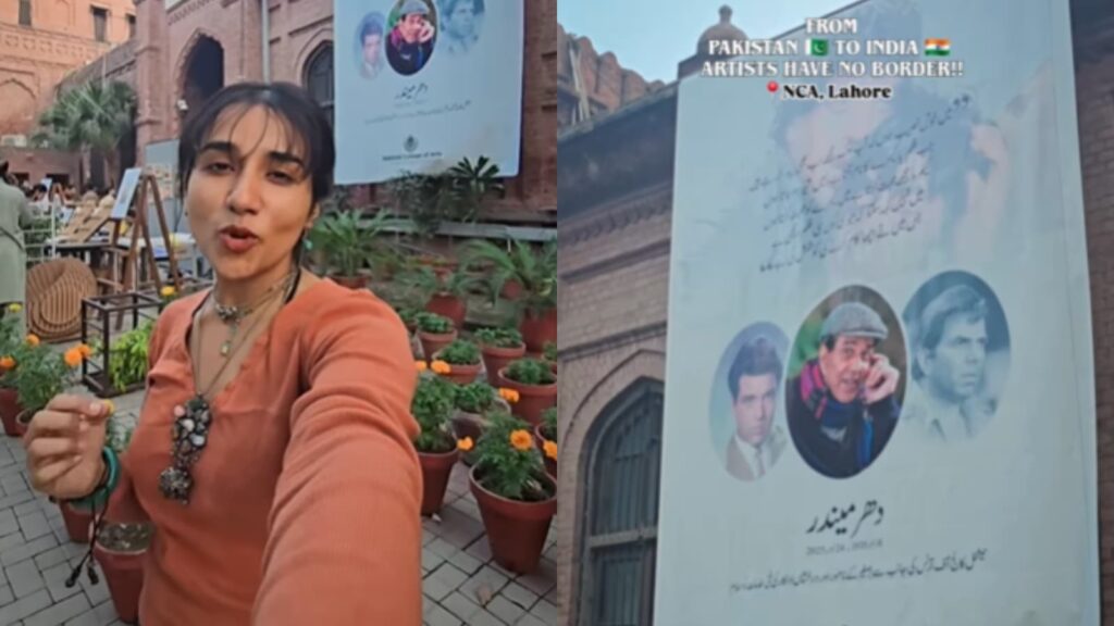 Pakistani artist shows how Lahore mourned Dharmendra’s death; says ‘art has no borders’ in viral video | Trending News