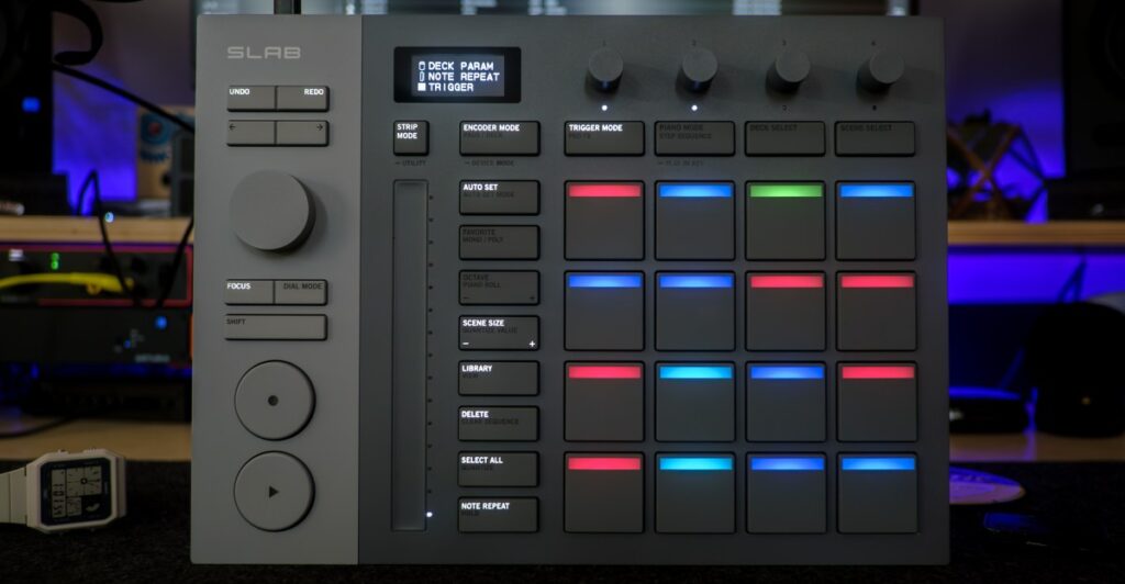 Slab is the first MIDI controller built exclusively for Serato Studio