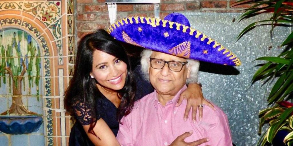 Woman is overjoyed to see her dad cameo in a viral video about kindness after he passed away